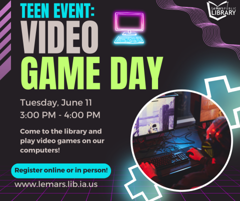 Teen Event Video Game Day