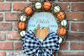 Pumpkin wreath