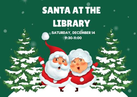 Santa at Library